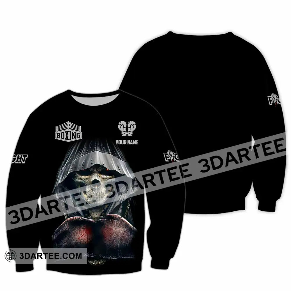 Unisex Shirt - Custom Boxing Shirt Long Sleeve / S T-shirt