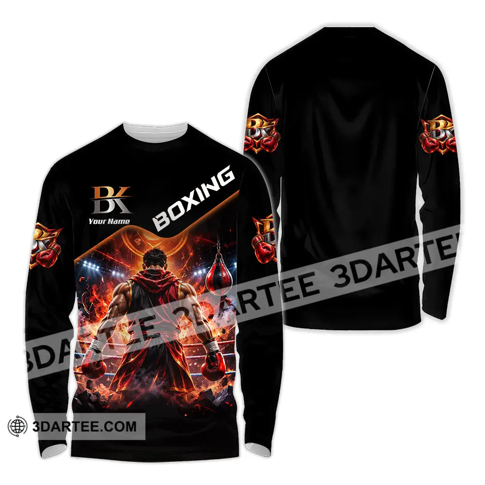 Unisex Shirt - Custom Boxing Shirt - Long Sleeve Shirt / S - T-shirt