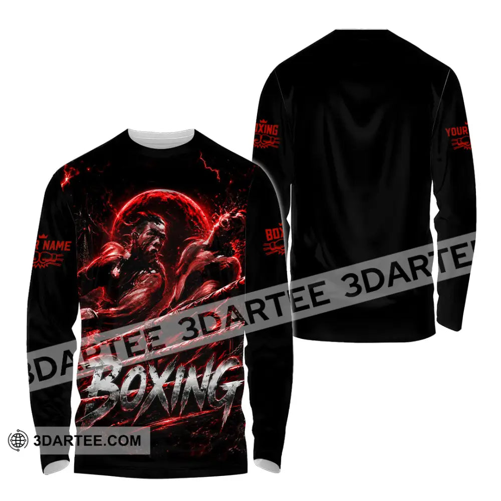 Unisex Shirt - Custom Boxing Shirt - Long Sleeve Shirt / S - T-shirt