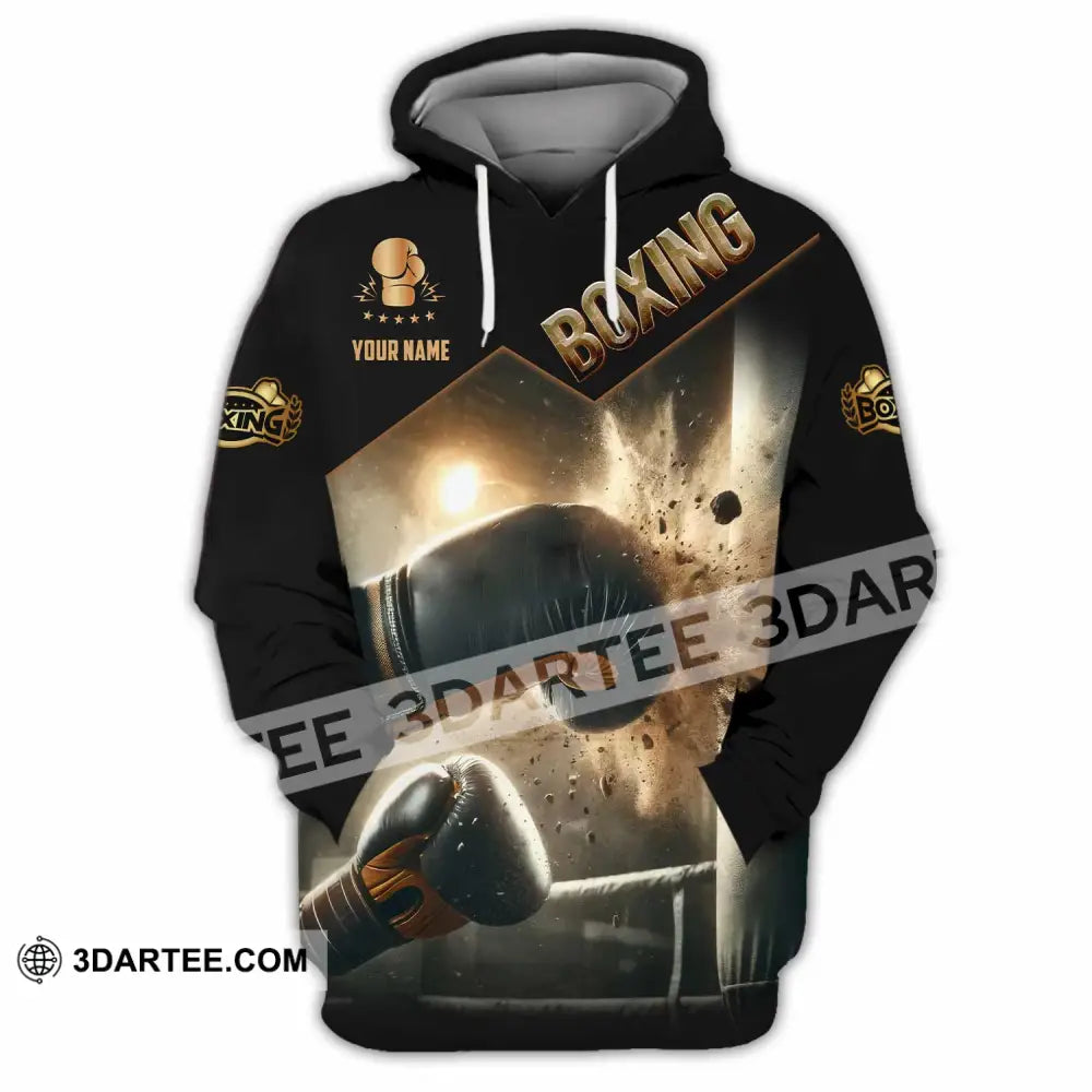 Unisex Shirt - Custom Boxing Lover Sport Shirt Hoodie / S T-shirt
