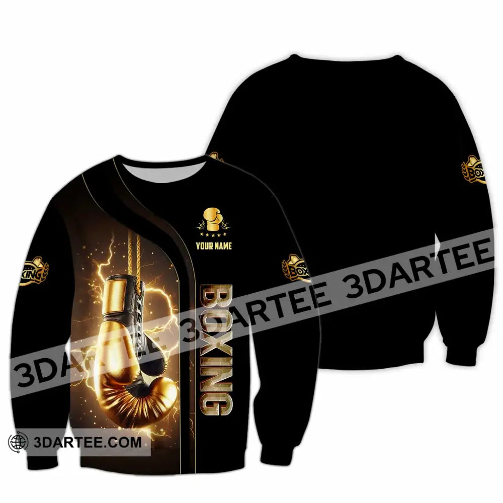 Unisex Shirt - Custom Boxing Lover Sport Shirt Long Sleeve / S T-shirt