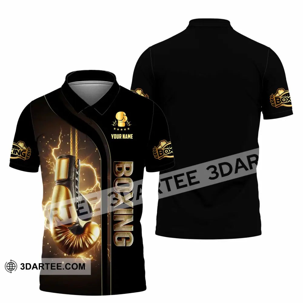 Unisex Shirt - Custom Boxing Lover Sport Shirt Polo Shirt / S T-shirt