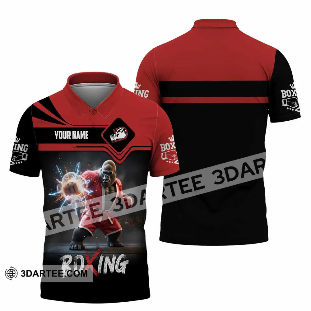 Unisex Shirt - Custom Boxing Shirt Polo Shirt / S T-shirt