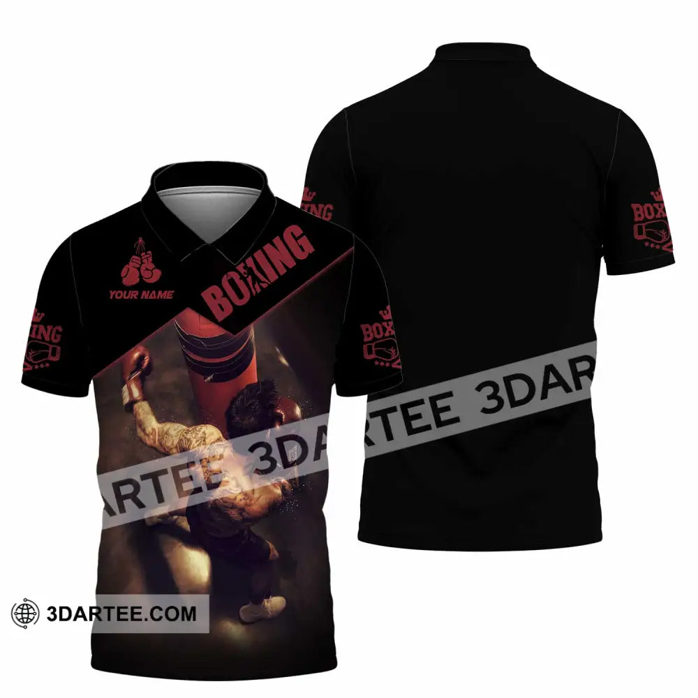 Unisex Shirt - Custom Boxing Shirt Polo Shirt / S T-shirt