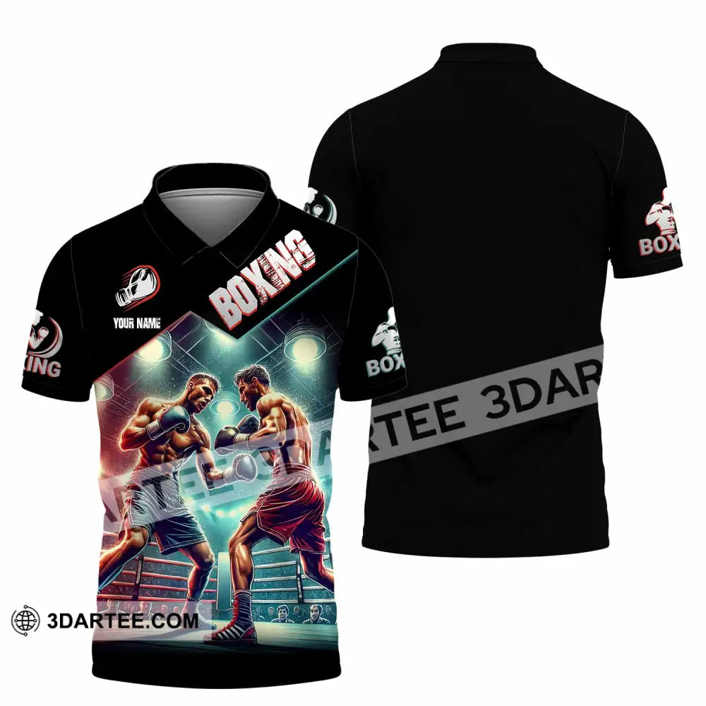 Unisex Shirt - Custom Boxing Shirt Polo Shirt / S T-shirt