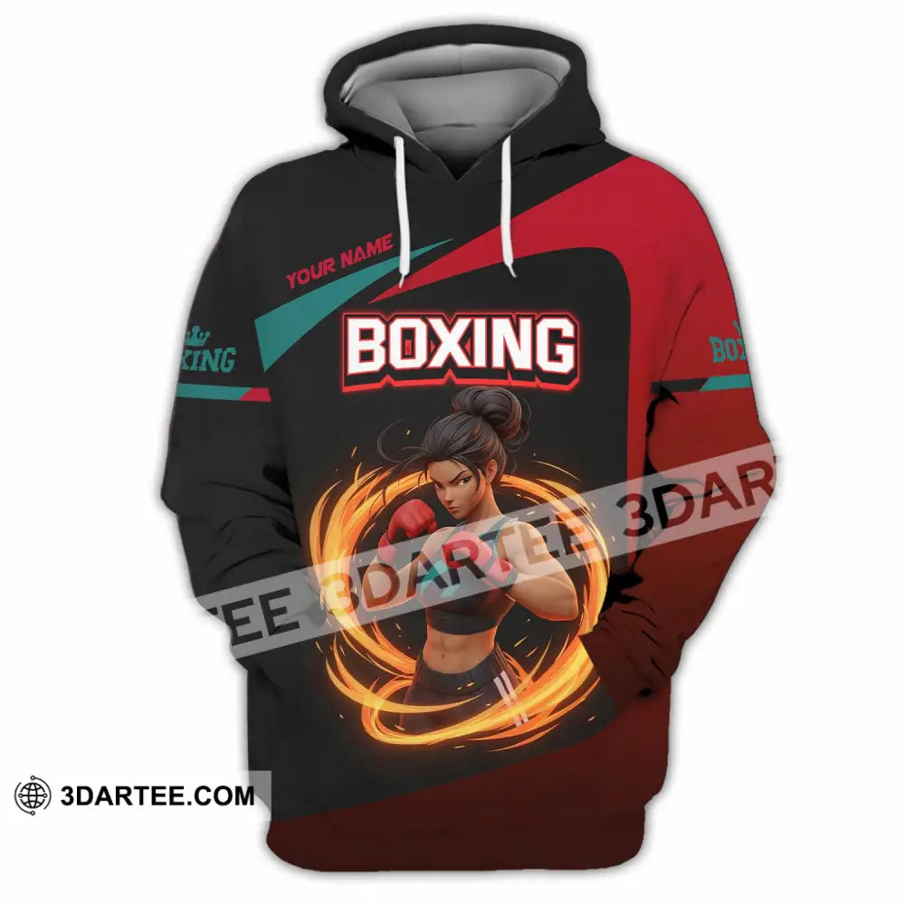 Unisex Shirt Custom Boxing Sport Shirt Hoodie / S T shirt