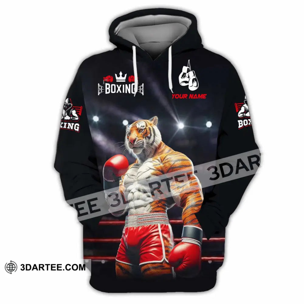 Unisex Shirt - Custom Boxing Tiger Shirt Hoodie / S T-shirt