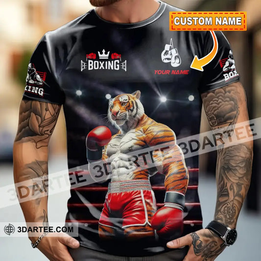 Unisex Shirt - Custom Boxing Tiger Shirt T-shirt