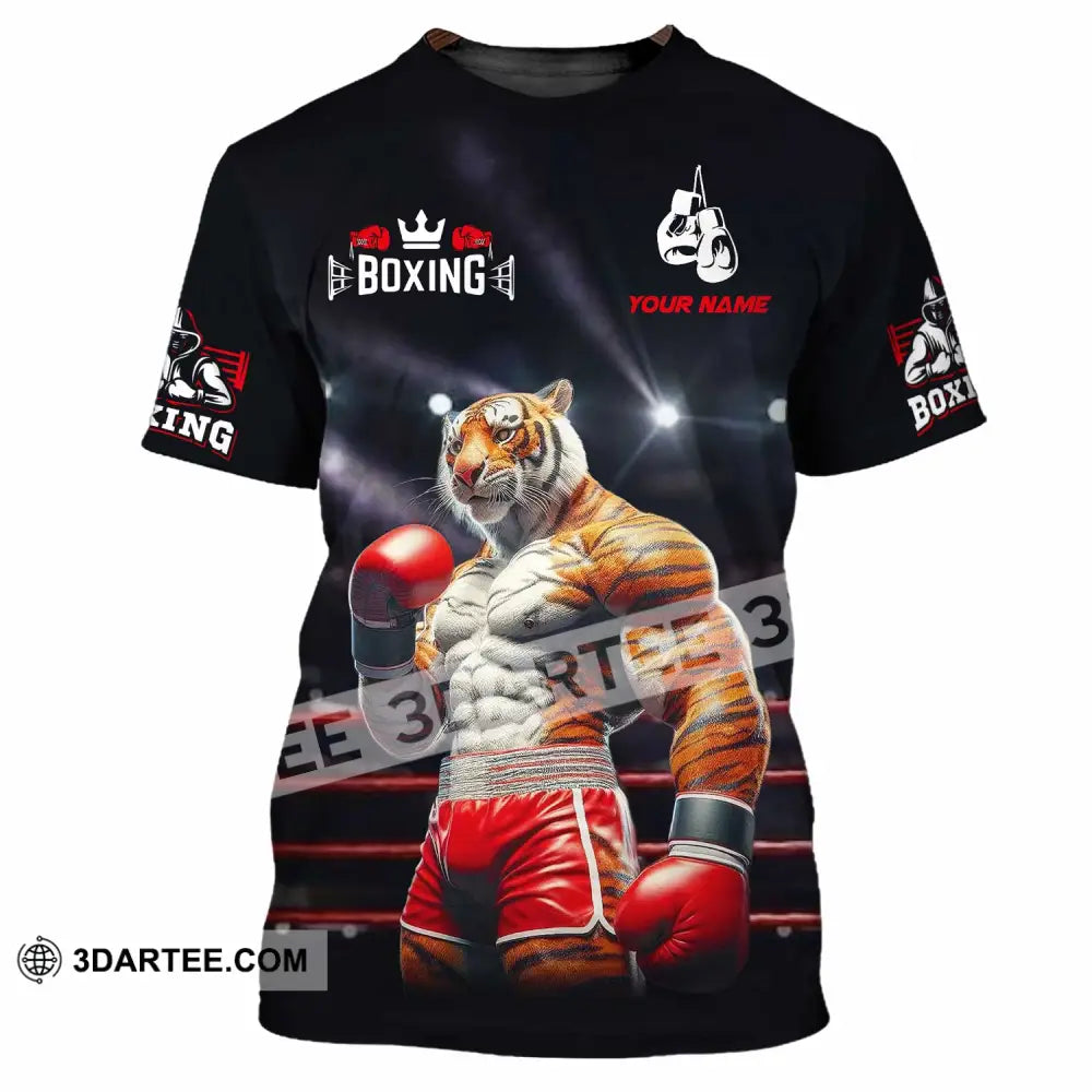 Unisex Shirt - Custom Boxing Tiger Shirt T-Shirt / S T-shirt