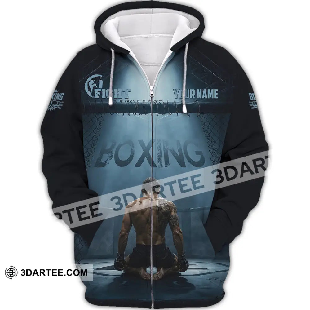 Unisex Shirt - Custom Boxing Shirt - Zipper Hoodie / S - T-shirt