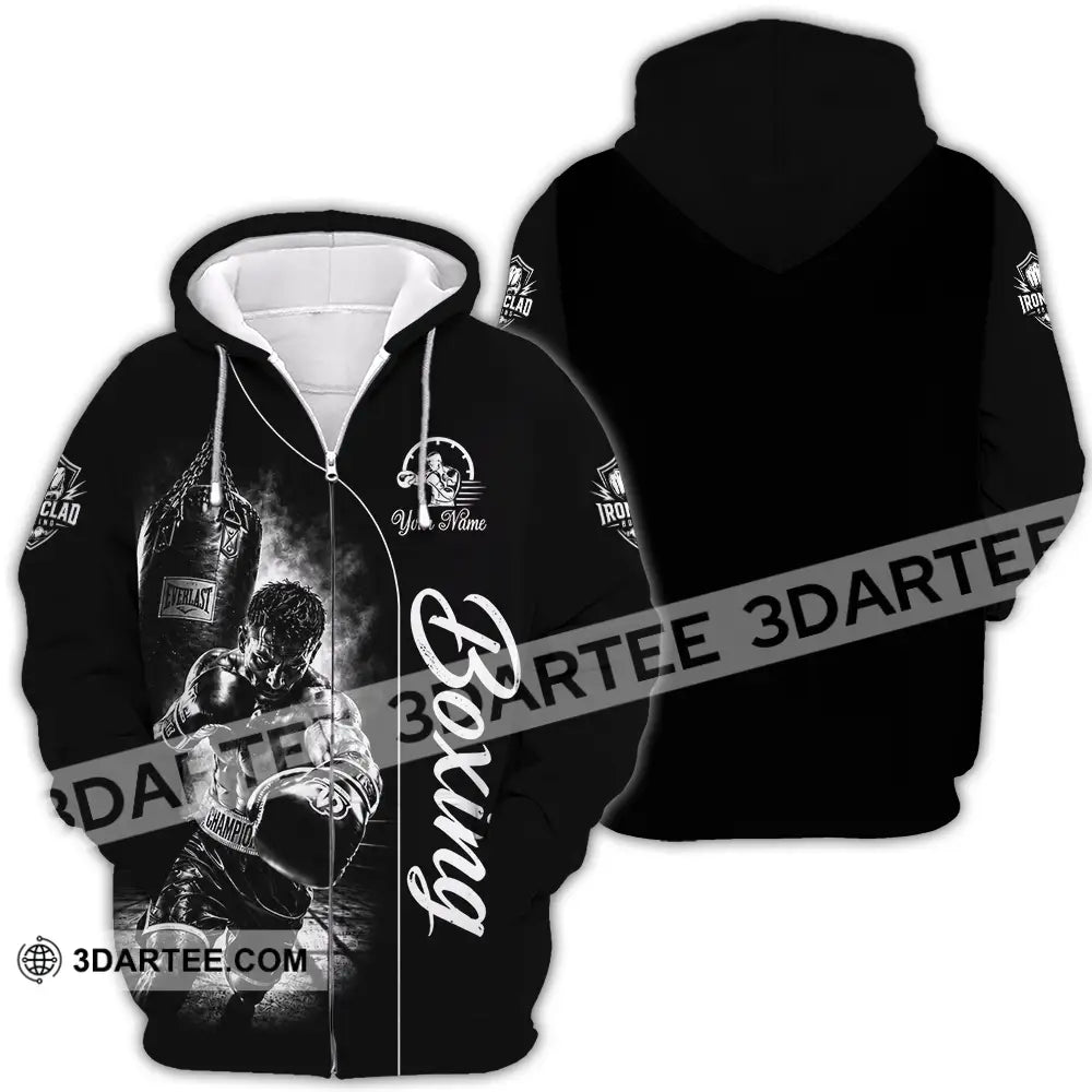 Unisex Shirt - Custom Boxing Shirt - Zipper Hoodie / S - T-shirt