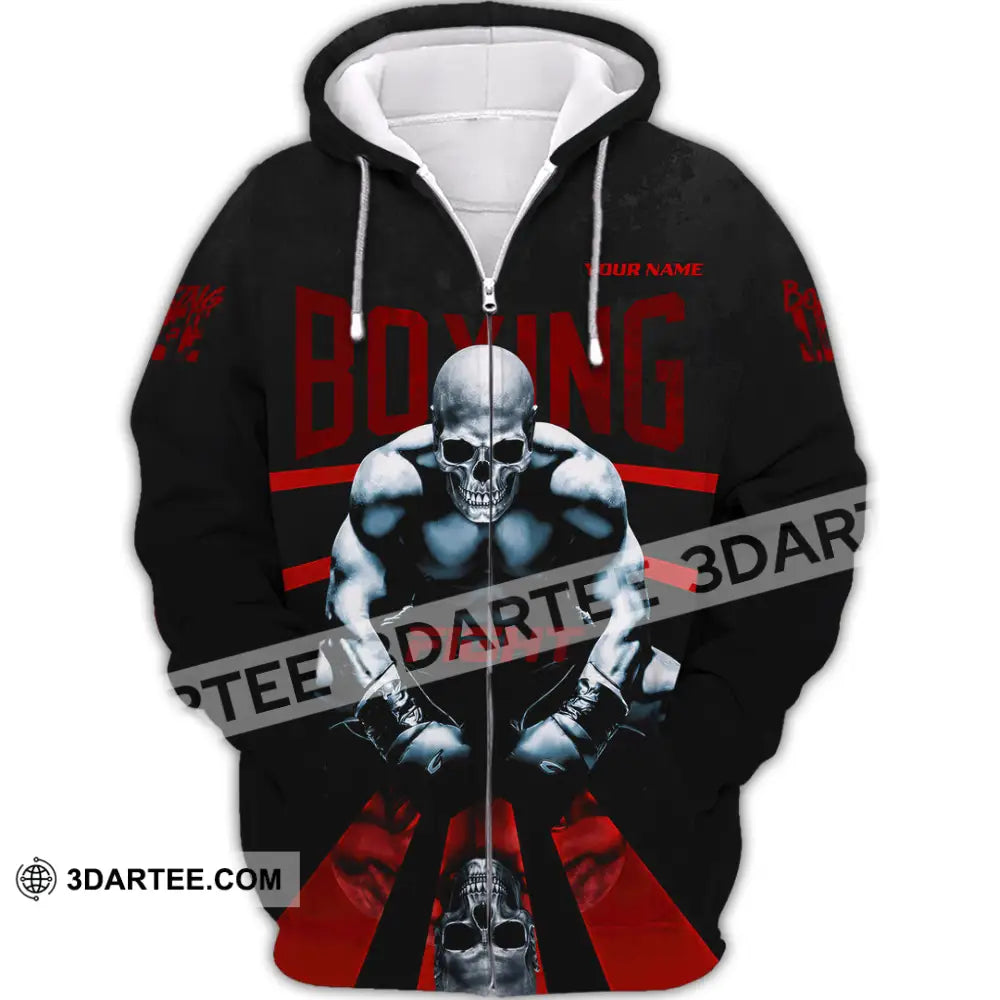 Unisex Shirt - Custom Boxing Shirt - Zipper Hoodie / S - T-shirt