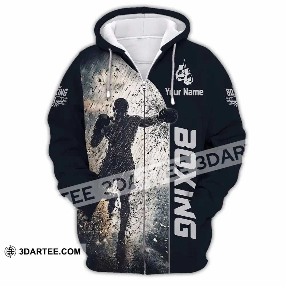Unisex Shirt - Custom Boxing Shirt - Zipper Hoodie / S - T-shirt