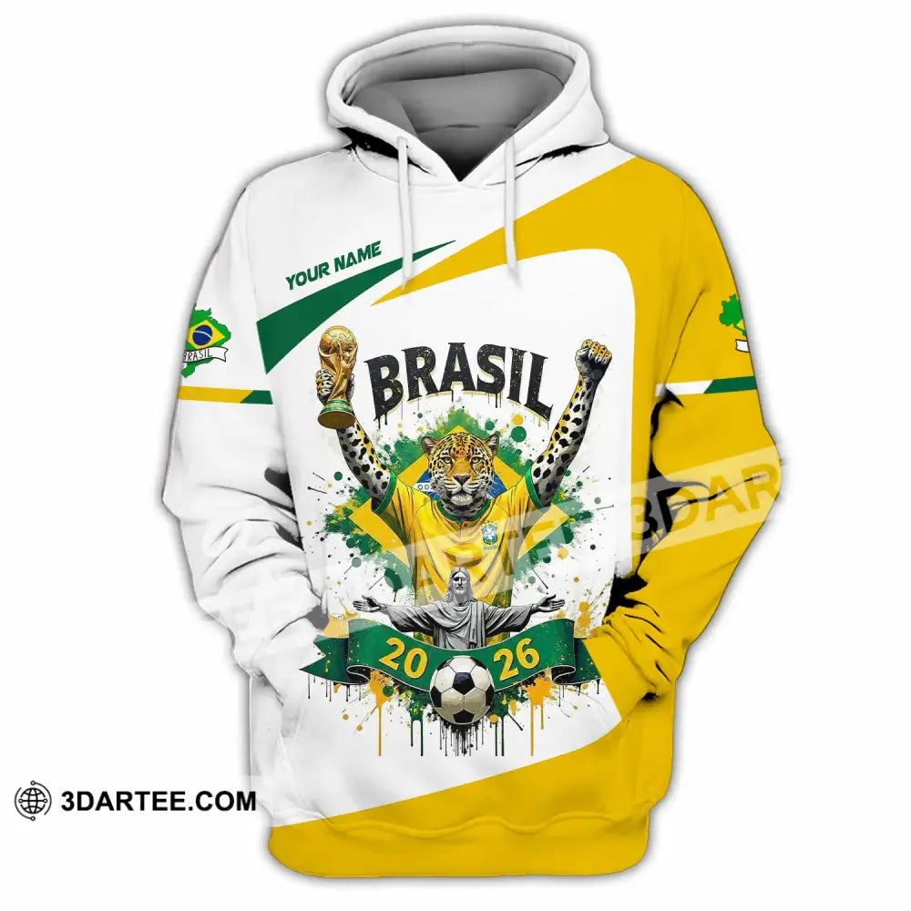 Unisex Shirt - Custom Brasil 3D Shirt Hoodie / S T-shirt