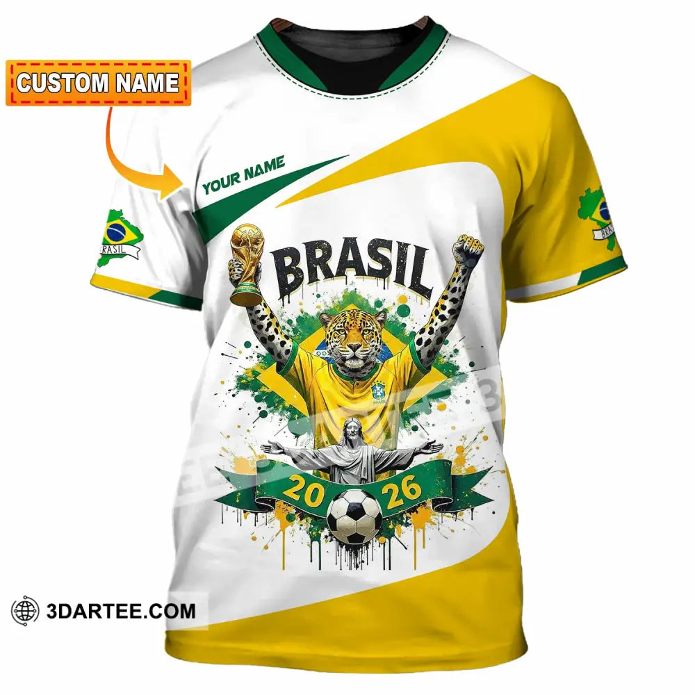 Unisex Shirt - Custom Brasil 3D Shirt T-shirt