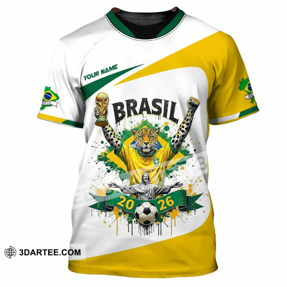 Unisex Shirt - Custom Brasil 3D Shirt T-Shirt / S T-shirt