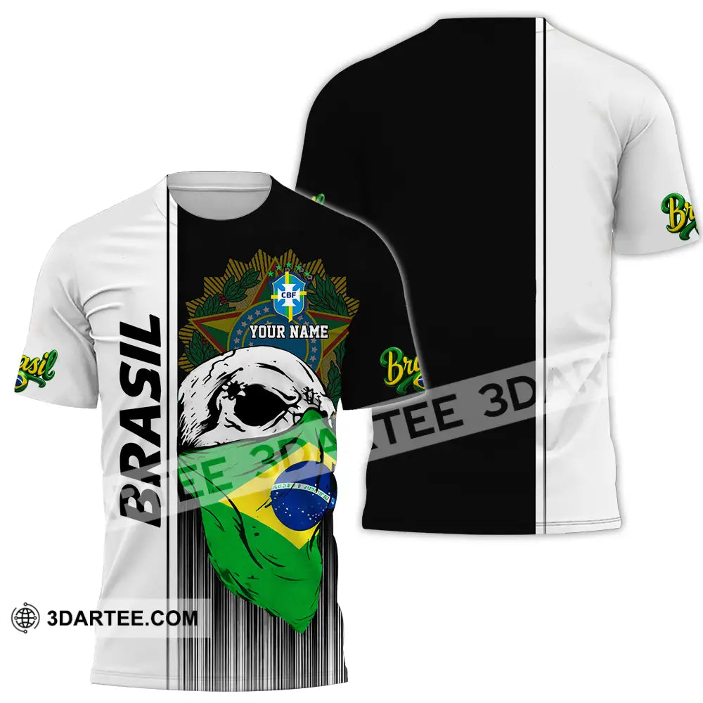 Unisex Shirt - Custom Brasil 3D Shirt T-Shirt / S T-shirt