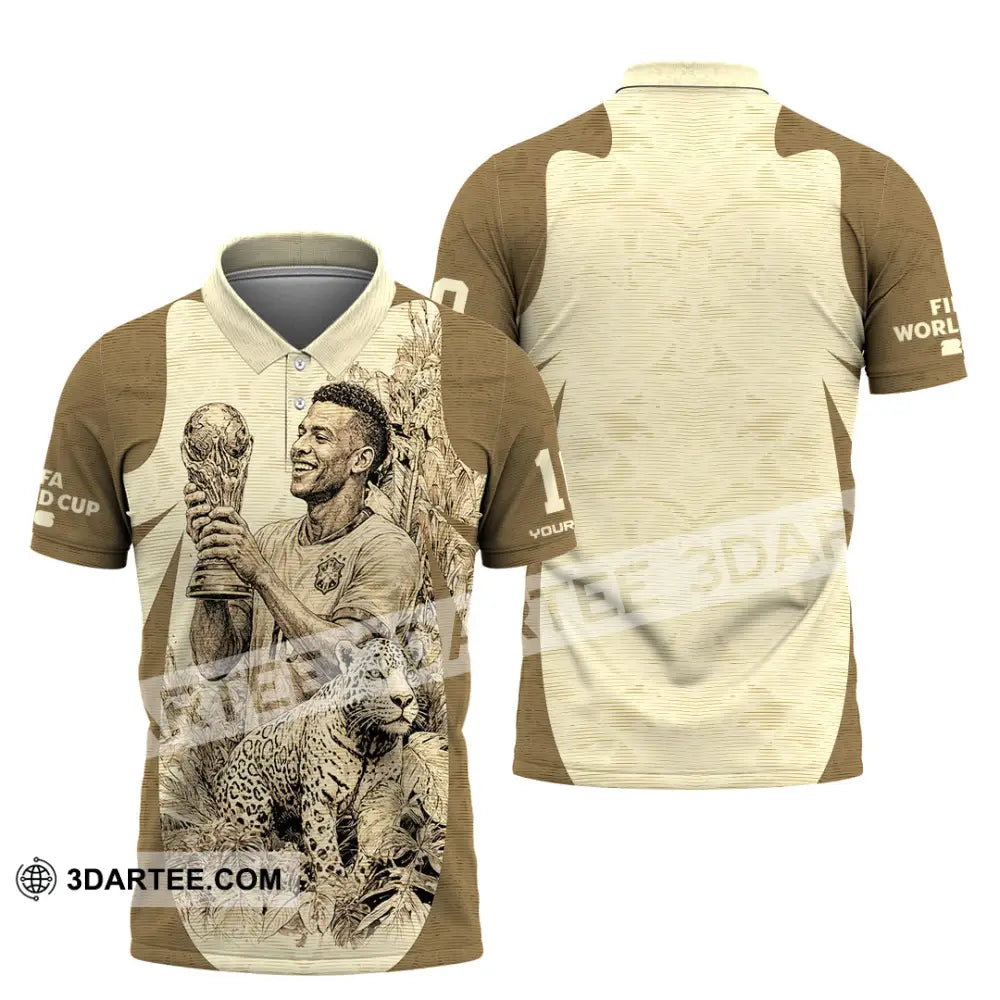 Unisex Shirt - Custom Brasil Fifa World Cup 2026 3D Shirt Polo Shirt / S T-shirt