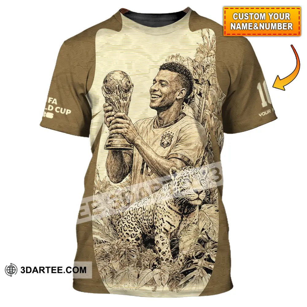 Unisex Shirt - Custom Brasil Fifa World Cup 2026 3D Shirt T-shirt