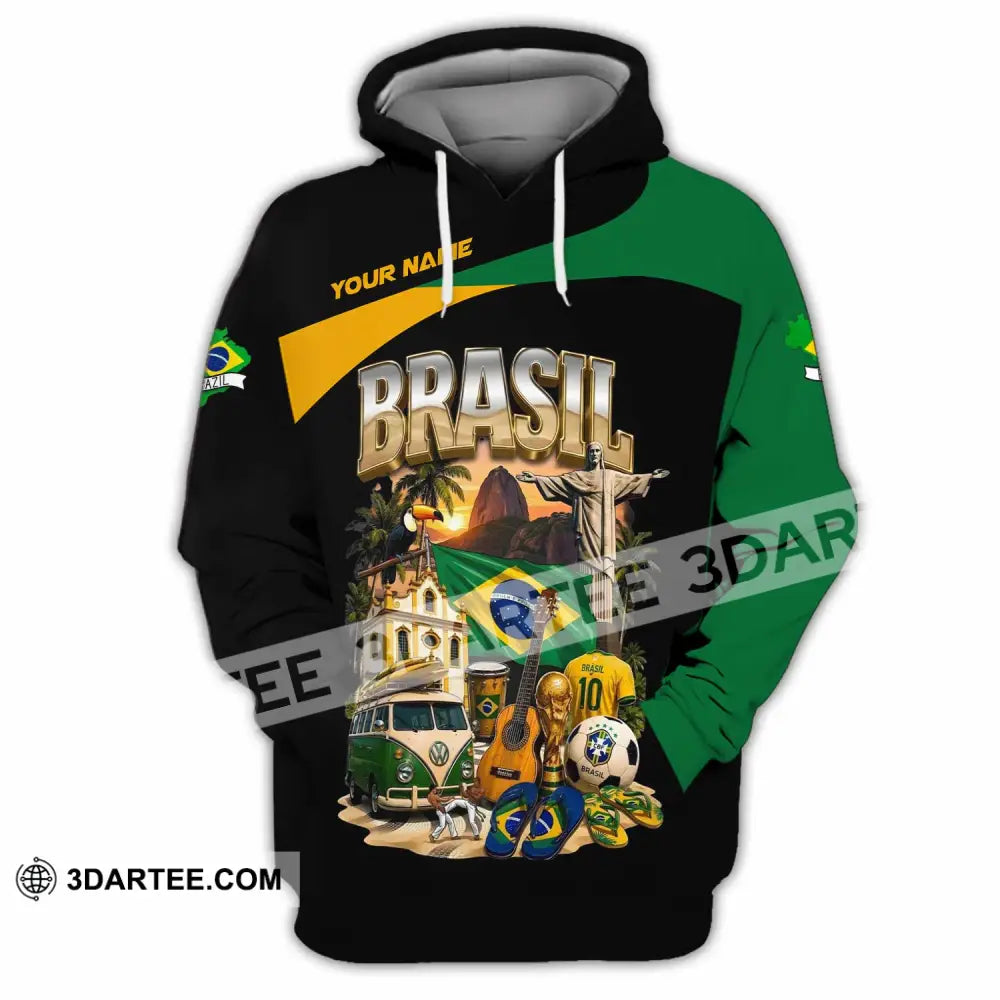 Unisex Shirt - Custom Brasil Shirt - Hoodie / S - T-shirt