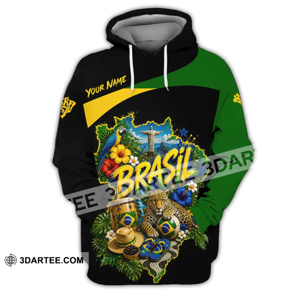 Unisex Shirt - Custom Brasil Shirt - Hoodie / S - T-shirt