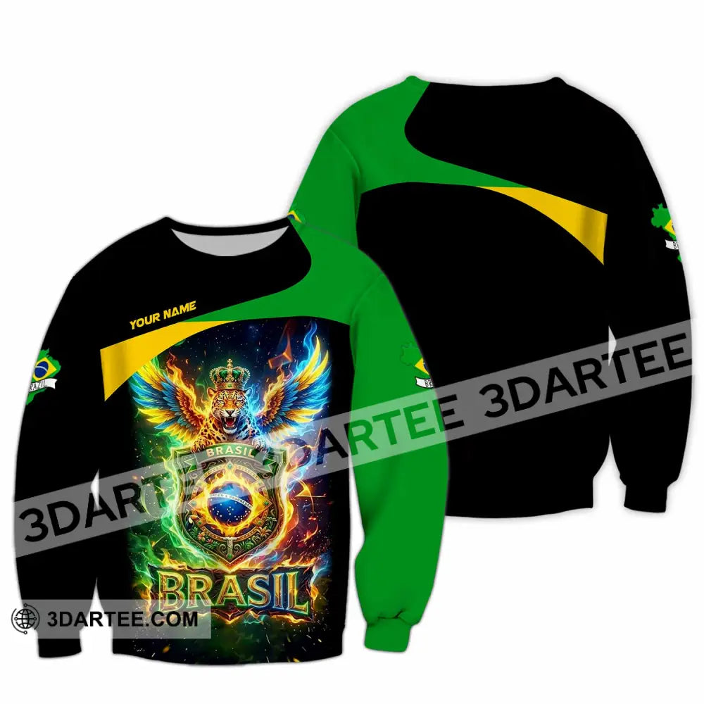 Unisex Shirt - Custom Brasil Shirt - Long Sleeve / S - T-shirt