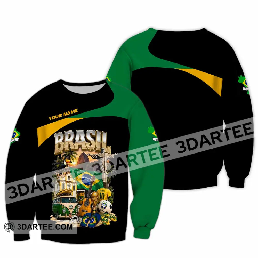 Unisex Shirt - Custom Brasil Shirt - Long Sleeve / S - T-shirt
