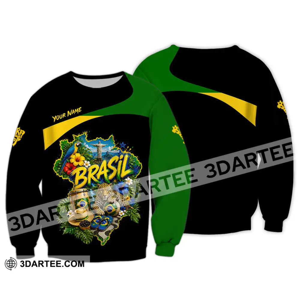 Unisex Shirt - Custom Brasil Shirt - Long Sleeve / S - T-shirt