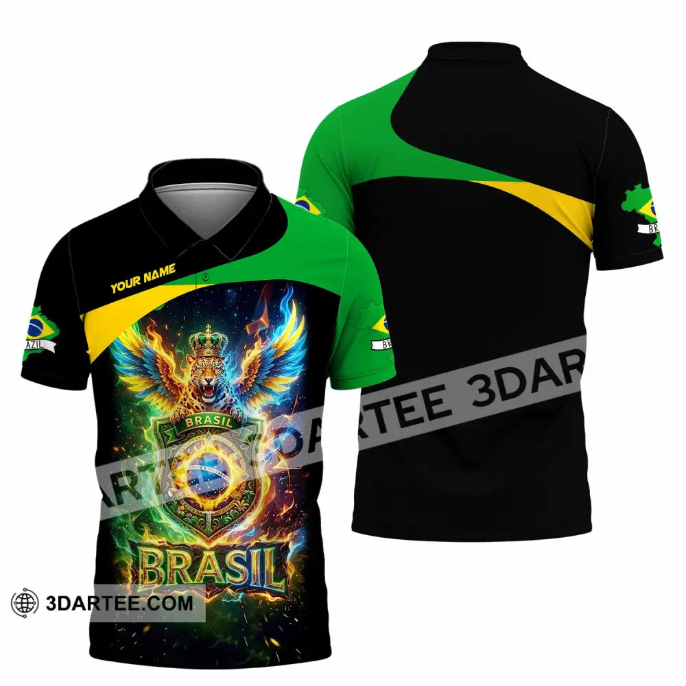 Unisex Shirt - Custom Brasil Shirt - Polo Shirt / S - T-shirt