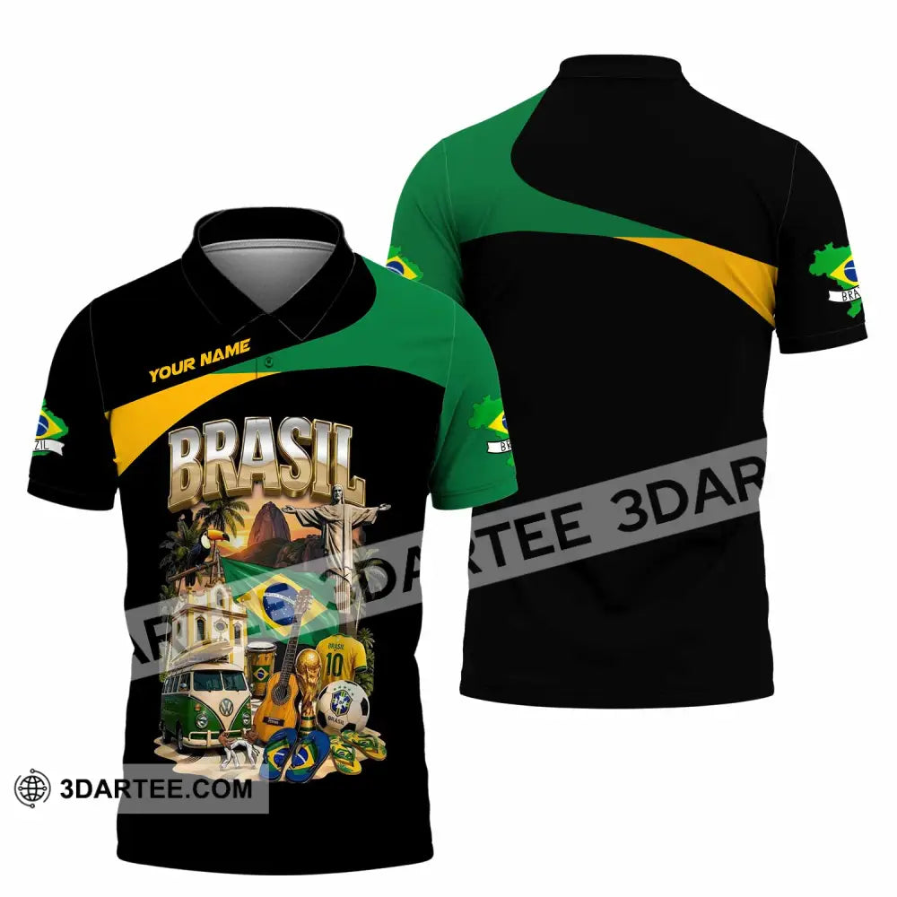 Unisex Shirt - Custom Brasil Shirt - Polo Shirt / S - T-shirt