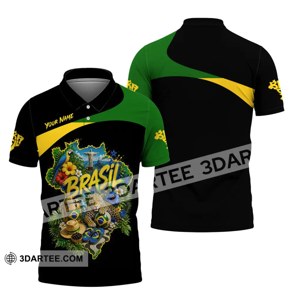 Unisex Shirt - Custom Brasil Shirt - Polo Shirt / S - T-shirt