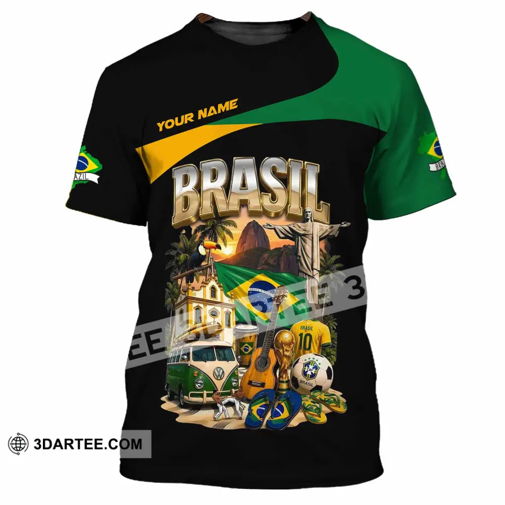 Unisex Shirt - Custom Brasil Shirt - T-Shirt / S - T-shirt
