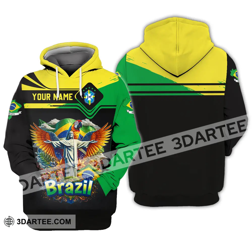 Unisex Shirt - Custom Brazil 3D Shirt Hoodie / S T-shirt