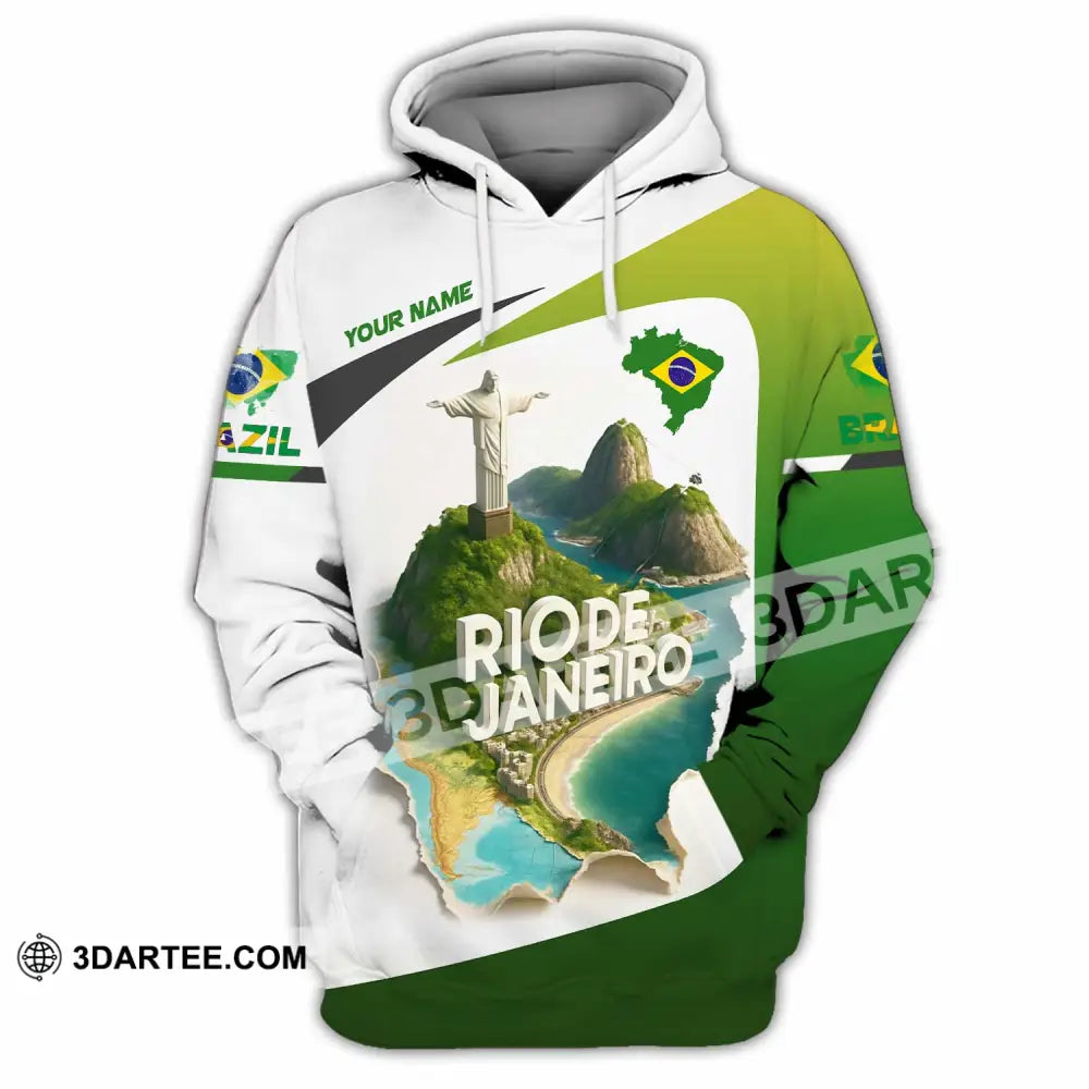 Unisex Shirt - Custom Brazil 3D Shirt Hoodie / S T-shirt
