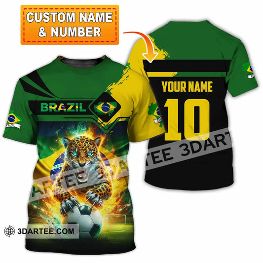 Unisex Shirt - Custom Brazil 3D Shirt T-shirt