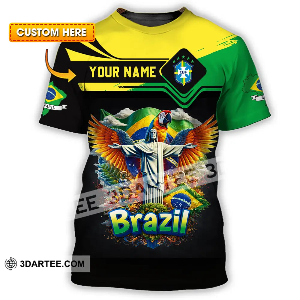 Unisex Shirt - Custom Brazil 3D Shirt T-shirt