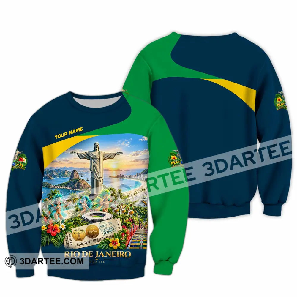 Unisex Shirt - Custom Brazil Shirt - Long Sleeve / S - T-shirt