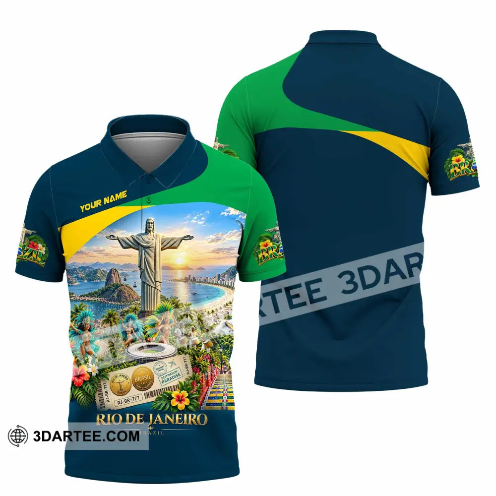 Unisex Shirt - Custom Brazil Shirt - Polo Shirt / S - T-shirt