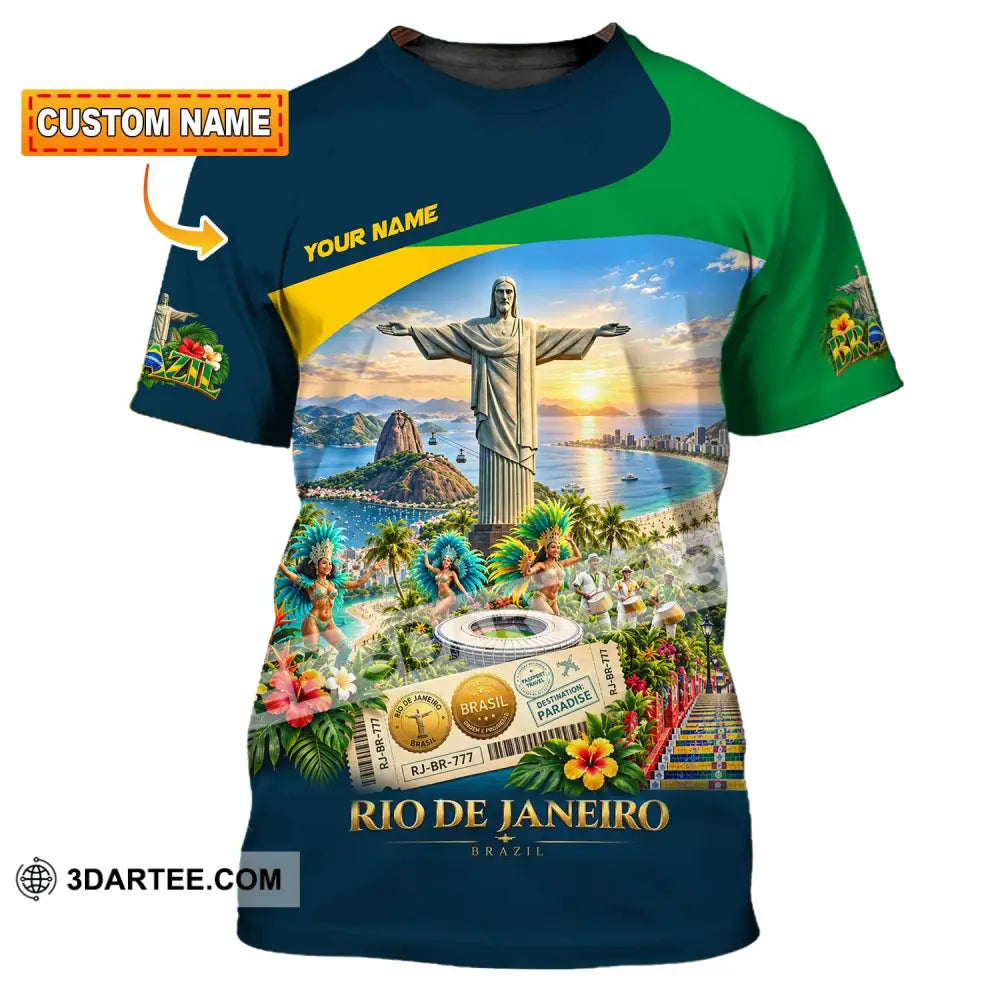 Unisex Shirt - Custom Brazil Shirt - T-shirt