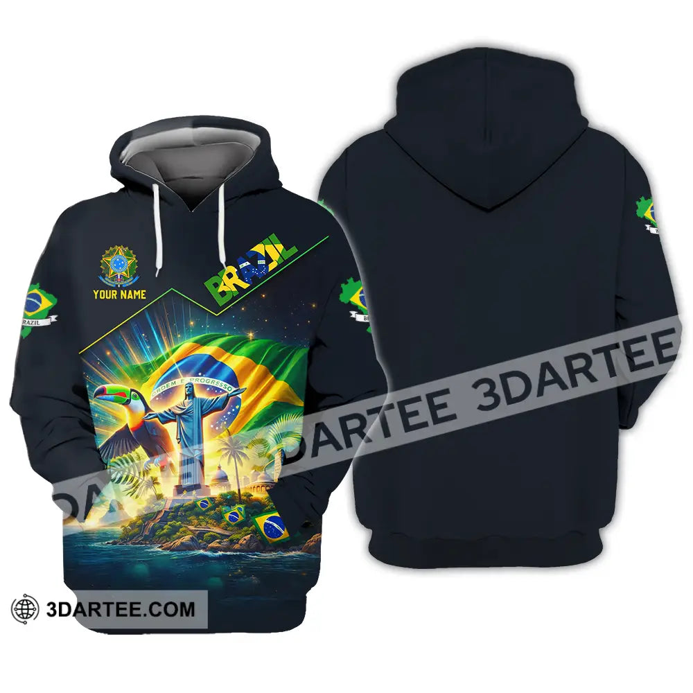 Unisex Shirt - Custom Brazil World Cup 2026 3D Shirt Hoodie / S T-shirt