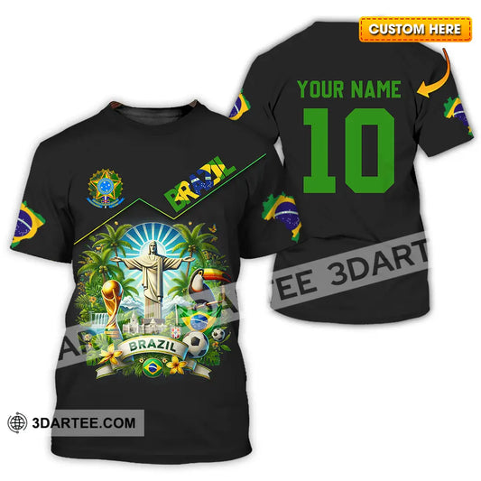Unisex Shirt - Custom Brazil World Cup 2026 3D Shirt T-shirt
