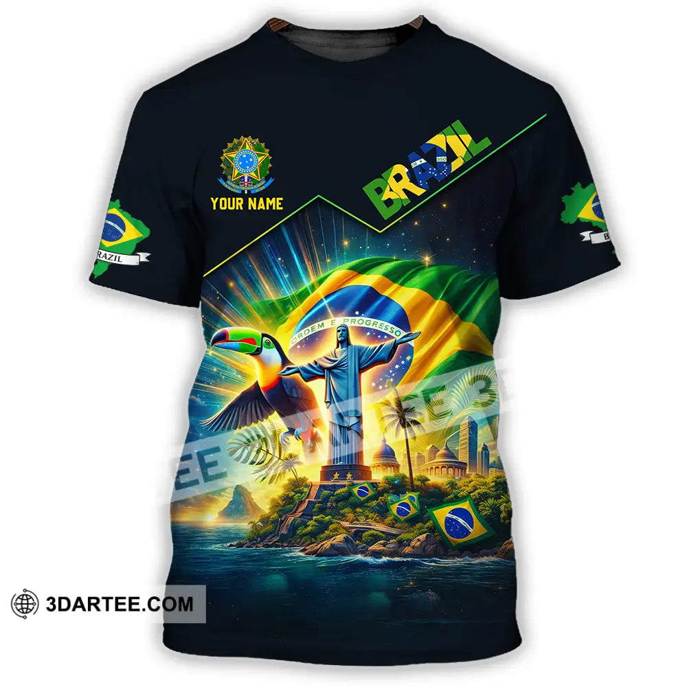 Unisex Shirt - Custom Brazil World Cup 2026 3D Shirt T-Shirt / S T-shirt