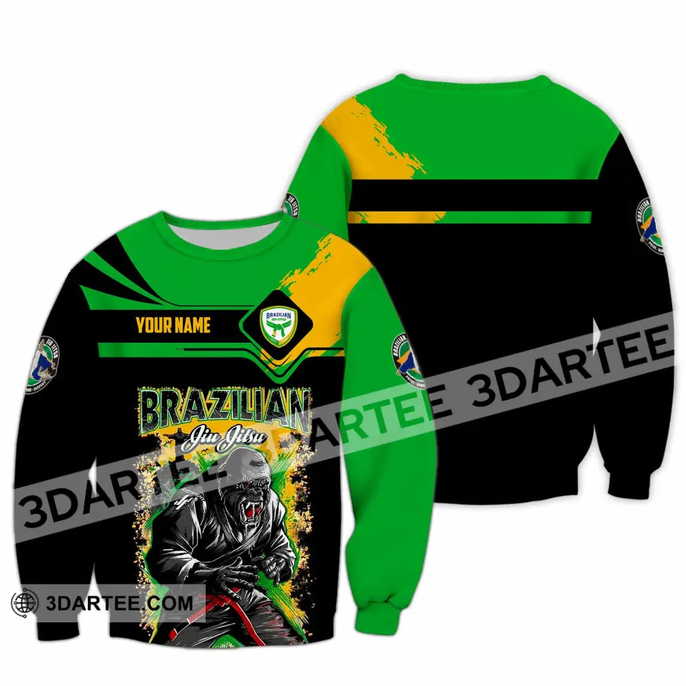 Unisex Shirt - Custom Brazilian 3D Shirt Long Sleeve / S T-shirt