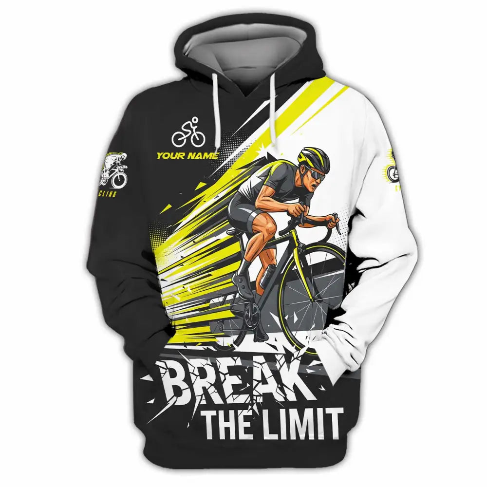Unisex Shirt - Custom Break The Limit Biker Shirt Hoodie / S T-shirt
