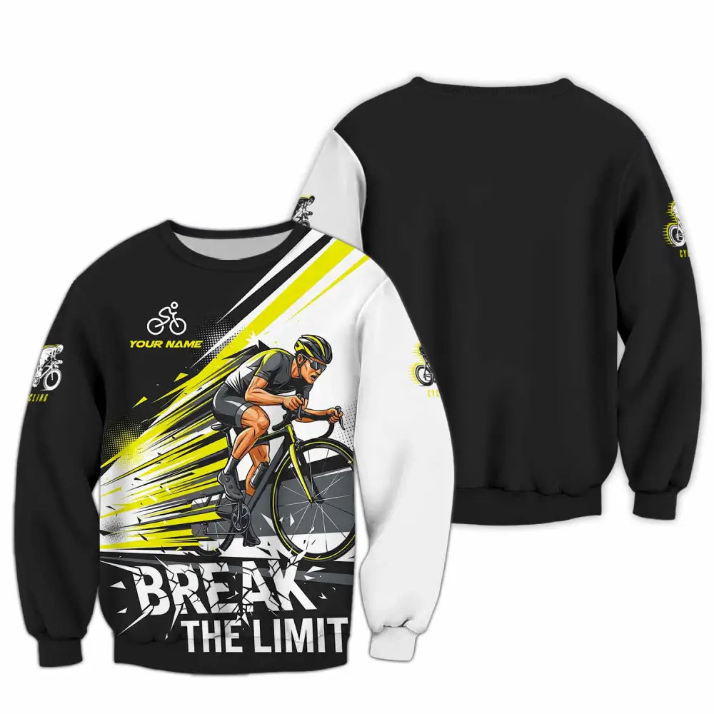 Unisex Shirt - Custom Break The Limit Biker Shirt Long Sleeve / S T-shirt