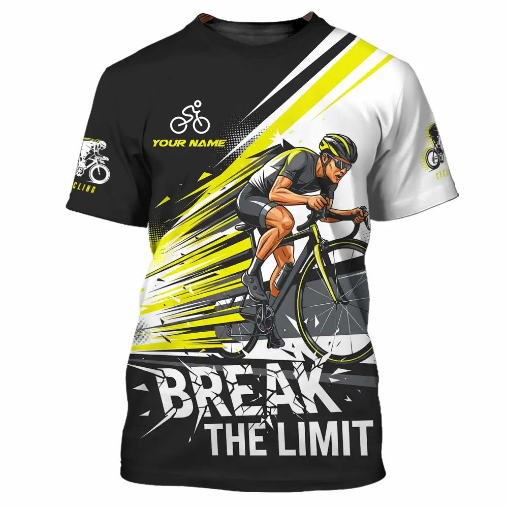 Unisex Shirt - Custom Break The Limit Biker Shirt T-Shirt / S T-shirt