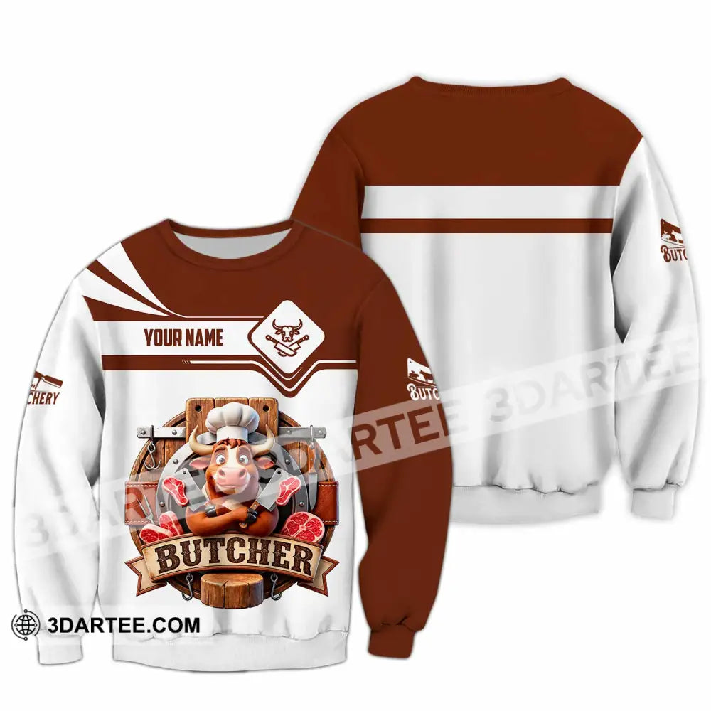 Unisex Shirt - Custom Butcher Shirt - Long Sleeve / S - T-shirt