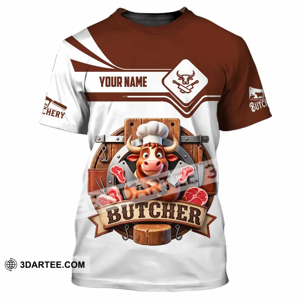 Unisex Shirt - Custom Butcher Shirt - T-Shirt / S - T-shirt