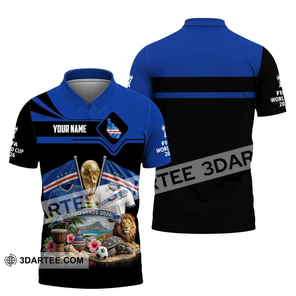 Unisex Shirt - Custom Cabo Verde World Cup 2026 3D Shirt - Polo Shirt / S - T-shirt