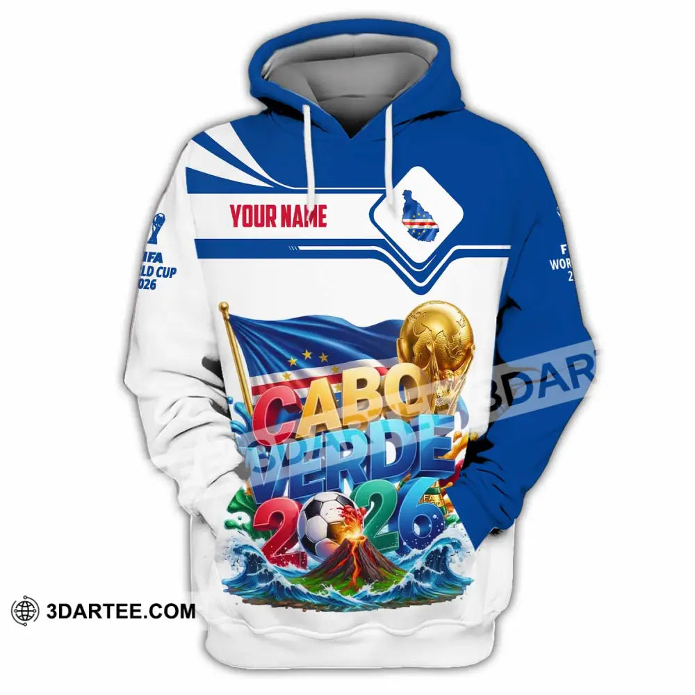 Unisex Shirt - Custom Cabo Verde World Cup 2026 Shirt - Hoodie / S - T-shirt